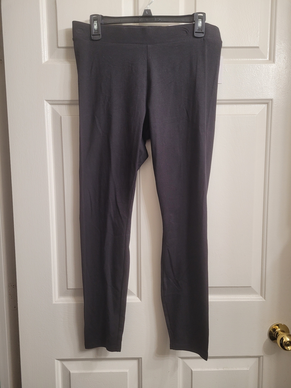 NWT LC Lauren Conrad Women's Black Mid-Rise Stretch Leggings Size Large